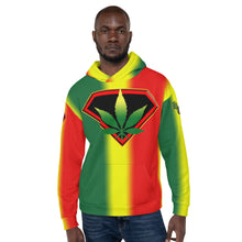 Load image into Gallery viewer, Rasta Cannabis man Unisex Hoodie
