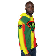Load image into Gallery viewer, Rasta Cannabis man Unisex Hoodie