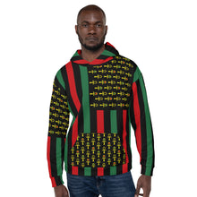 Load image into Gallery viewer, Juneteenth all over print Unisex Hoodie design 4