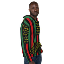 Load image into Gallery viewer, Juneteenth all over print Unisex Hoodie design 1
