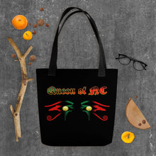 Load image into Gallery viewer, Color Black Queen of NC Style 1 Tote bag