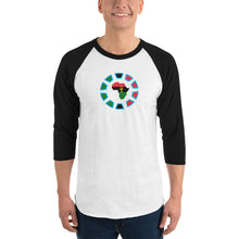 Load image into Gallery viewer, Iron Africa 3/4 sleeve raglan shirt