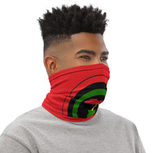 Load image into Gallery viewer, Red Shield of Africa Neck Gaiter
