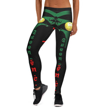 Load image into Gallery viewer, Color Black Queen of NC Leggings Style 1