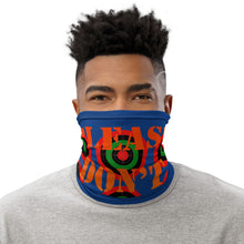 Load image into Gallery viewer, Blue Please Don't Shoot Neck Gaiter