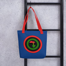 Load image into Gallery viewer, Blue Shield of Africa Tote bag