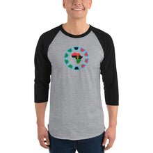 Load image into Gallery viewer, Iron Africa 3/4 sleeve raglan shirt