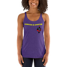 Load image into Gallery viewer, Enough is Enough No more Blood/ Tears Women's Racerback Tank