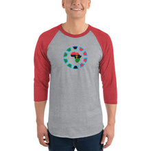 Load image into Gallery viewer, Iron Africa 3/4 sleeve raglan shirt