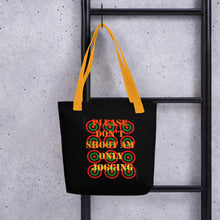 Load image into Gallery viewer, Black Please don't shoot Tote bag