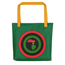 Load image into Gallery viewer, Green shield of Africa Tote bag