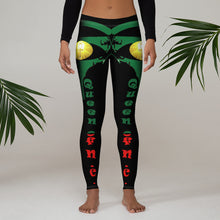 Load image into Gallery viewer, Color Black Queen of NC Leggings Style 1