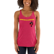 Load image into Gallery viewer, Enough is Enough No more Blood/ Tears Women's Racerback Tank
