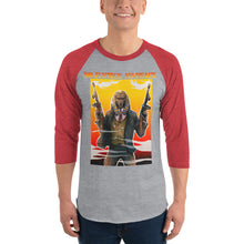 Load image into Gallery viewer, No justice no Peace 3/4 sleeve raglan shirt