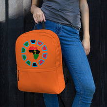Load image into Gallery viewer, Orange Iron Africa Backpack