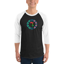 Load image into Gallery viewer, Iron Africa 3/4 sleeve raglan shirt