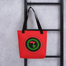 Load image into Gallery viewer, Red Shield of Africa Tote bag