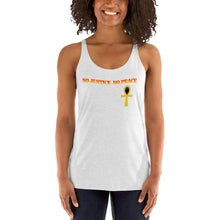 Load image into Gallery viewer, No Justice No Peace Women's Racerback Tank