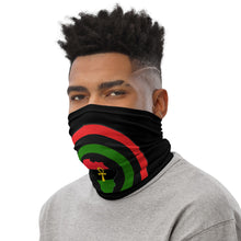 Load image into Gallery viewer, Black Shield of Africa Neck Gaiter