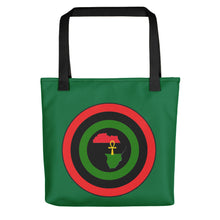 Load image into Gallery viewer, Green shield of Africa Tote bag