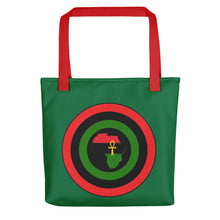 Load image into Gallery viewer, Green shield of Africa Tote bag