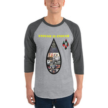 Load image into Gallery viewer, Enough is Enough no more tears/ Blood 3/4 sleeve raglan shirt