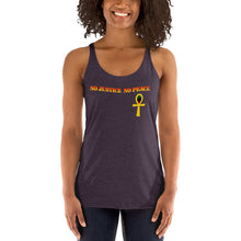 Load image into Gallery viewer, No Justice No Peace Women's Racerback Tank