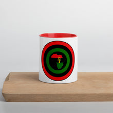 Load image into Gallery viewer, Shield of Africa Mug with Color Inside