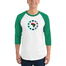 Load image into Gallery viewer, Iron Africa 3/4 sleeve raglan shirt