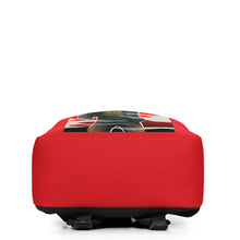 Load image into Gallery viewer, Red No Justice no Peace Minimalist Backpack