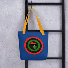 Load image into Gallery viewer, Blue Shield of Africa Tote bag
