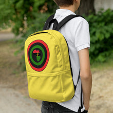 Load image into Gallery viewer, Yellow Shield of Africa Backpack