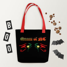 Load image into Gallery viewer, Color Black Queen of NC Style 1 Tote bag