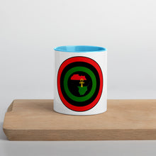 Load image into Gallery viewer, Shield of Africa Mug with Color Inside