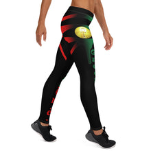 Load image into Gallery viewer, Color Black Queen of NC Leggings Style 1