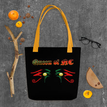 Load image into Gallery viewer, Color Black Queen of NC Style 1 Tote bag