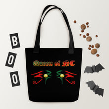 Load image into Gallery viewer, Color Black Queen of NC Style 1 Tote bag