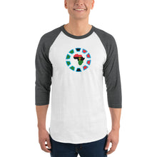Load image into Gallery viewer, Iron Africa 3/4 sleeve raglan shirt