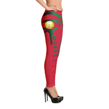 Load image into Gallery viewer, Color Red Queen of NC Leggings Style 1