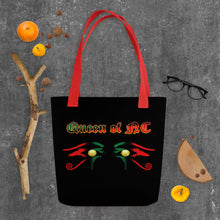 Load image into Gallery viewer, Color Black Queen of NC Style 1 Tote bag