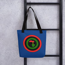 Load image into Gallery viewer, Blue Shield of Africa Tote bag