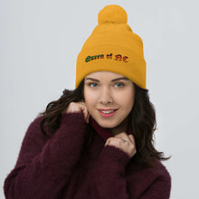 Load image into Gallery viewer, Pom-Pom Beanie Queen of NC