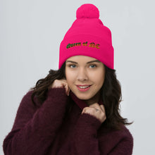 Load image into Gallery viewer, Pom-Pom Beanie Queen of NC