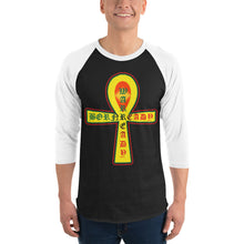 Load image into Gallery viewer, Warready Bornready Style 2 Short-Sleeve Unisex T-Shirt3/4 sleeve raglan shirt