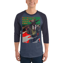 Load image into Gallery viewer, Anubis Do Not Worry I Will Take My 40 Acres & A Mule 3/4 sleeve raglan shirt
