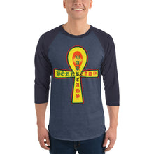Load image into Gallery viewer, Warready Bornready Style 2 Short-Sleeve Unisex T-Shirt3/4 sleeve raglan shirt