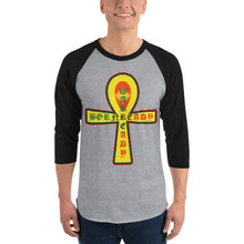 Load image into Gallery viewer, Warready Bornready Style 2 Short-Sleeve Unisex T-Shirt3/4 sleeve raglan shirt