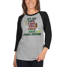 Load image into Gallery viewer, It's in my DNA baseball raglan shirt