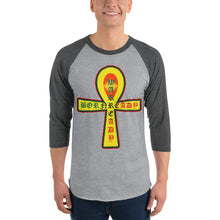 Load image into Gallery viewer, Warready Bornready Style 2 Short-Sleeve Unisex T-Shirt3/4 sleeve raglan shirt
