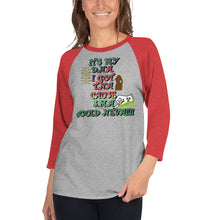 Load image into Gallery viewer, It's in my DNA baseball raglan shirt